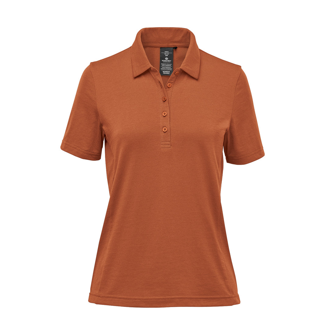 House of Uniforms The Settebello Polo | Short Sleeve | Ladies Stormtech Rust