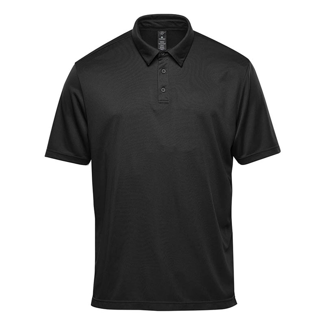 House of Uniforms The Treeline Polo | Mens | Short Sleeve Stormtech Black