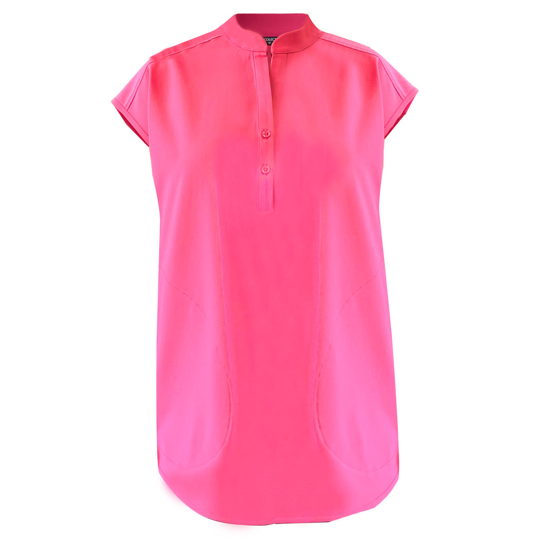 House of Uniforms The Chrissy Top | Ladies City Collection Hot Pink