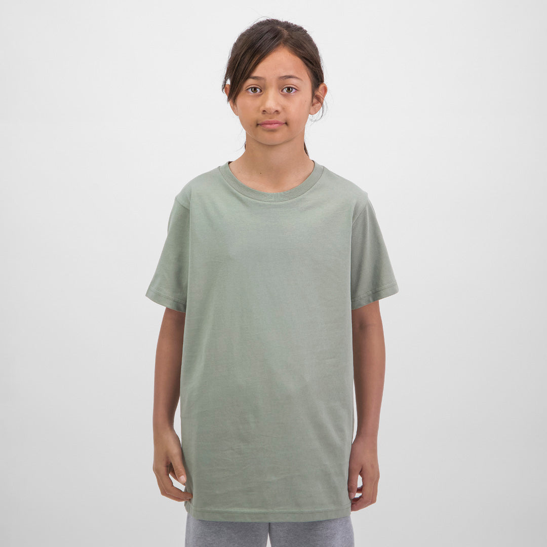 House of Uniforms The Basis Tee | Short Sleeve | Kids Goodmates Pistachio