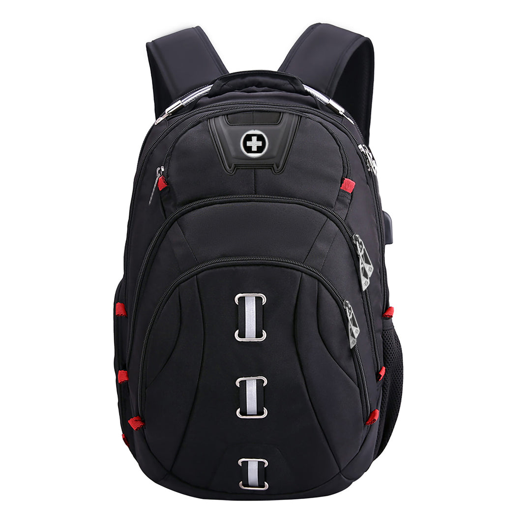 House of Uniforms The Pixel Backpack Swissdigital Black