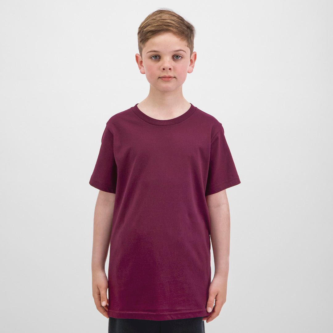 House of Uniforms The Basis Tee | Short Sleeve | Kids Goodmates Plum