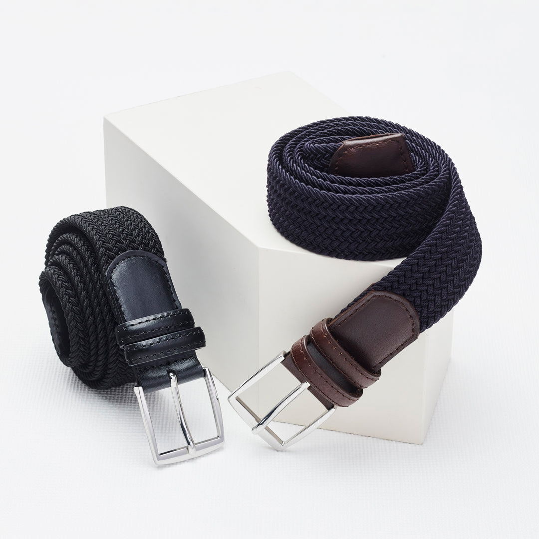 Biz Corporates The Braided Stretch Belt | Adults Belts
