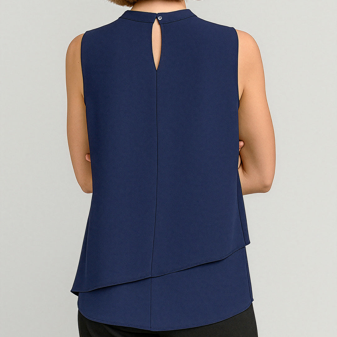 Biz Corporates The Seville Layered Top | Ladies | Sleeveless Shirts & Tops