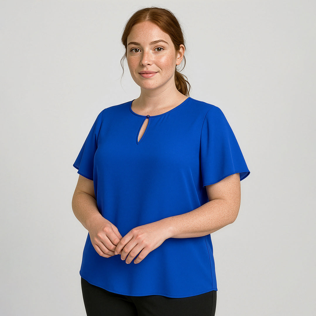 Biz Corporates The Vienna Blouse | Ladies | Short Sleeve Shirts & Tops