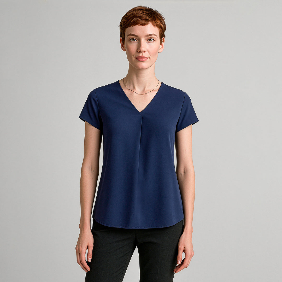 Biz Corporates The Kayla Blouse | Ladies | Short Sleeve Shirts & Tops