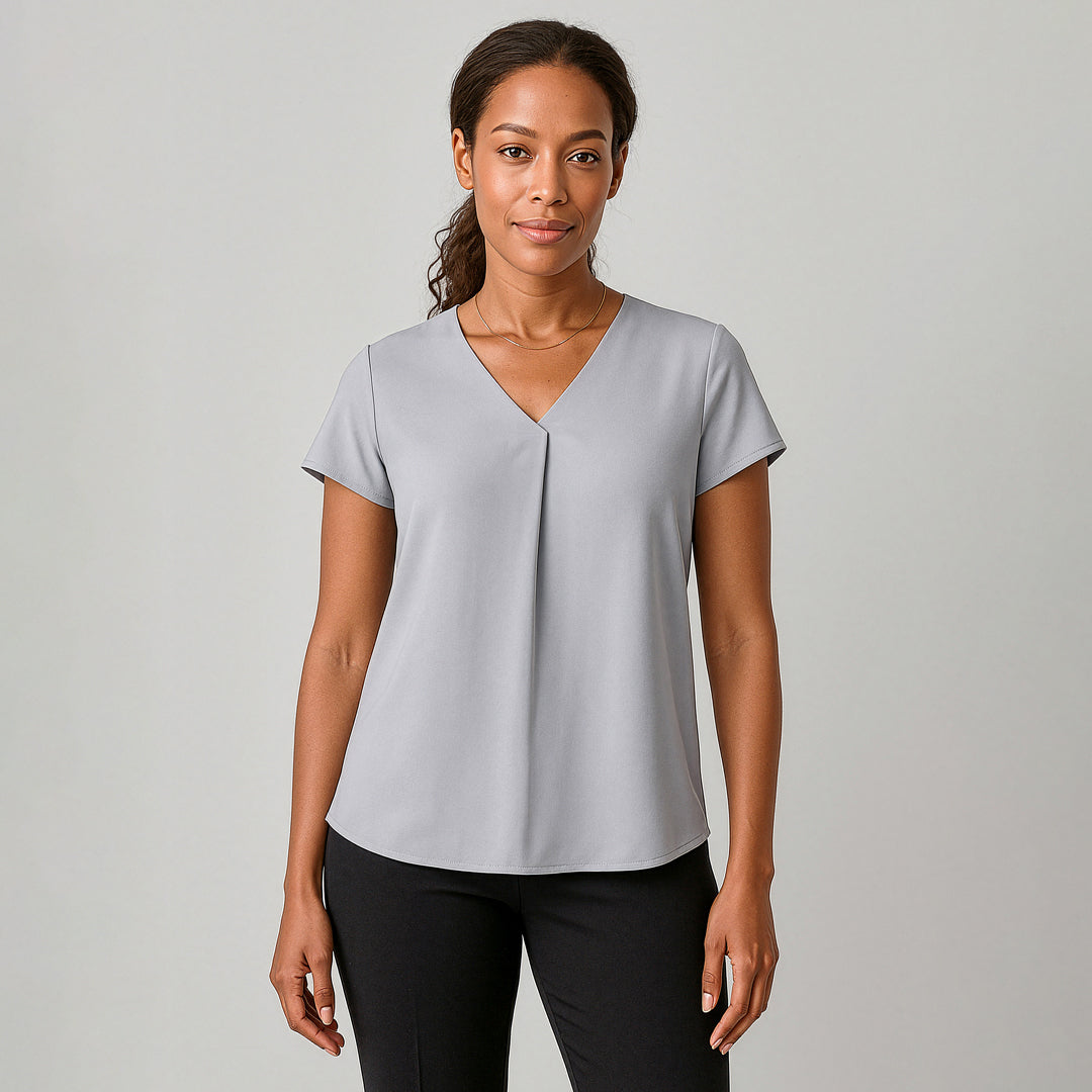 Biz Corporates The Kayla Blouse | Ladies | Short Sleeve Shirts & Tops