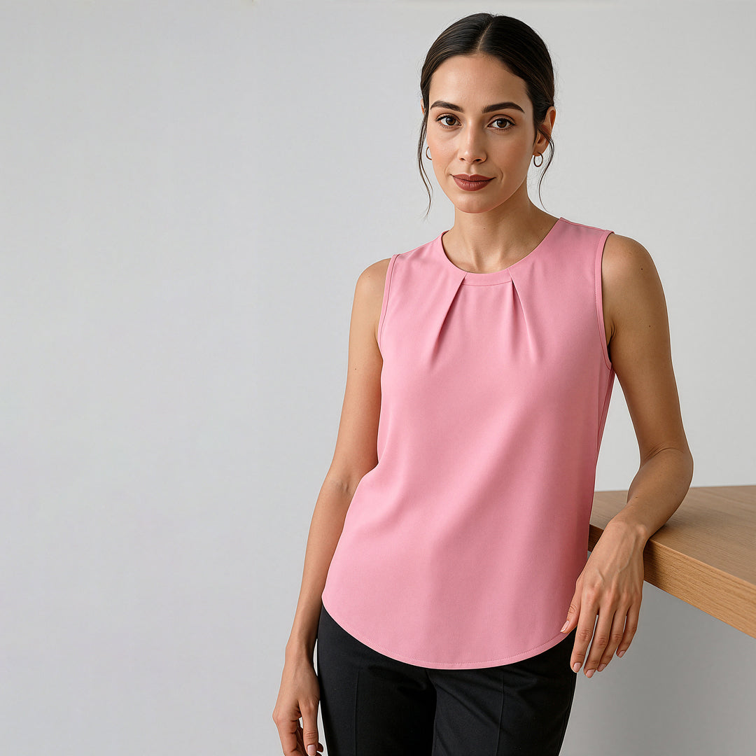 Biz Corporates The Estelle Blouse | Ladies | Sleeveless Shirts & Tops