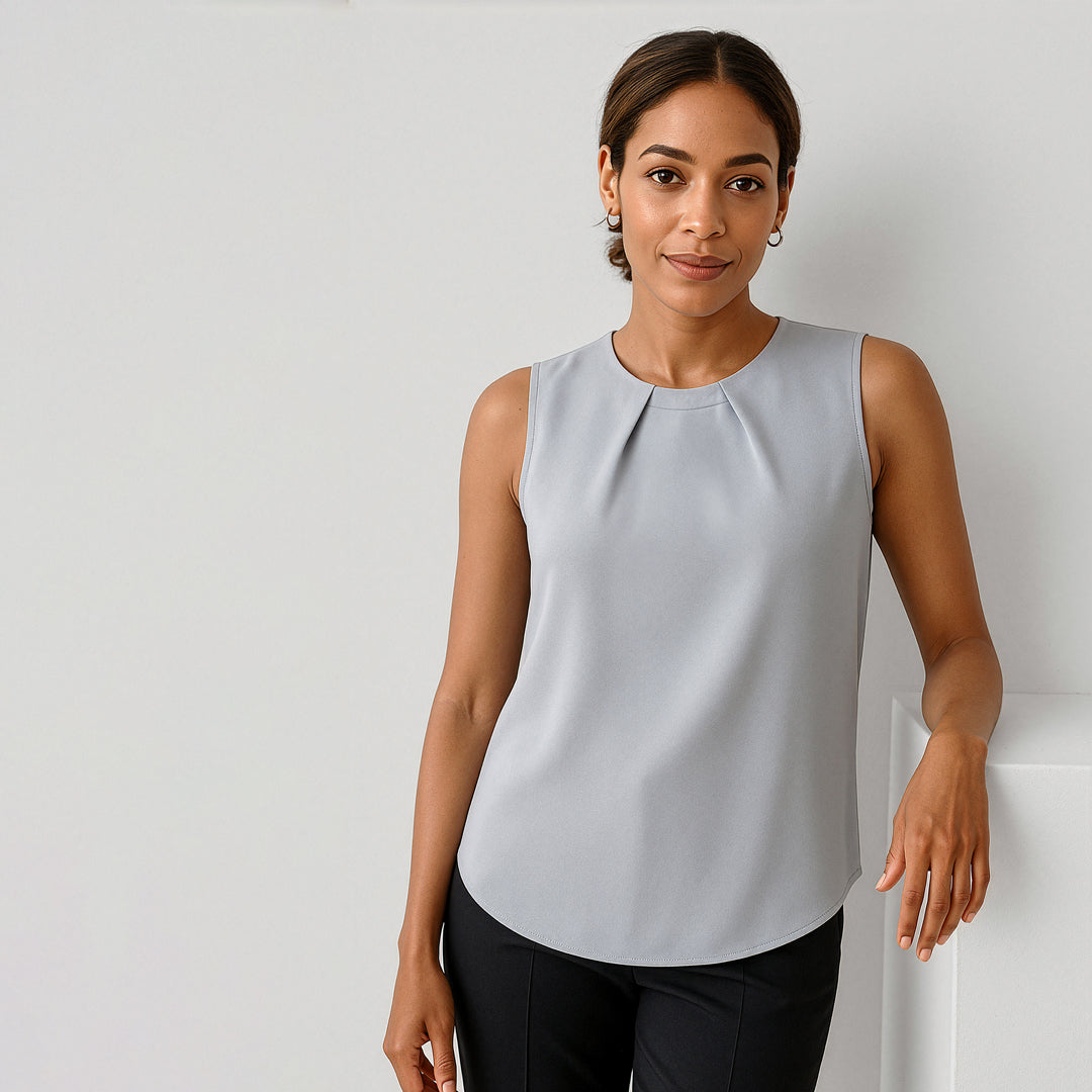 Biz Corporates The Estelle Blouse | Ladies | Sleeveless Shirts & Tops