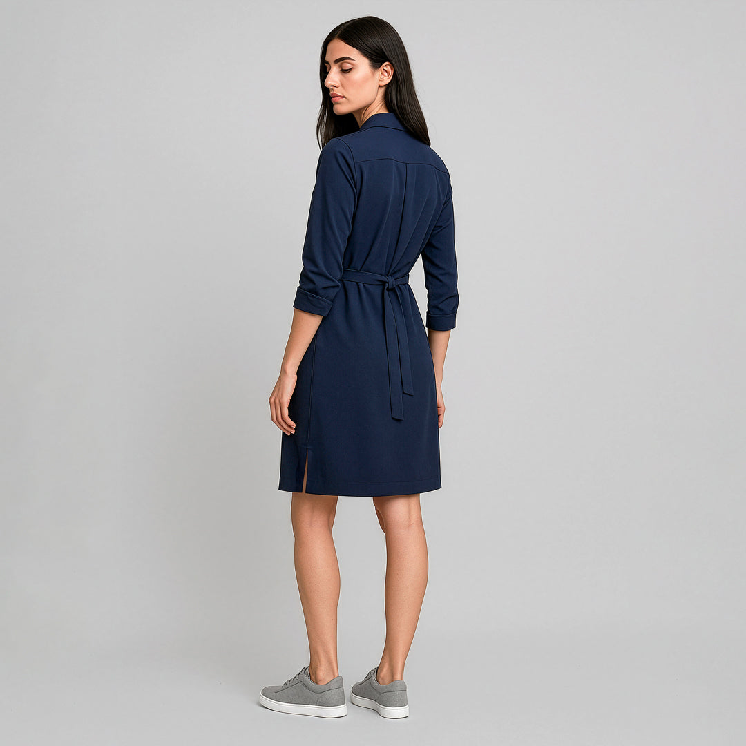 Biz Corporates The Chloe Pocket Shirt Dress | Long Sleeve Dresses