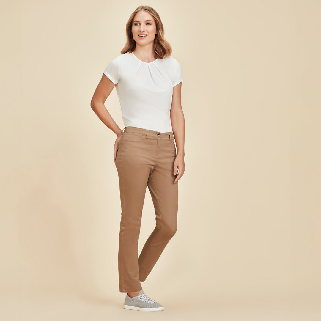 House of Uniforms The Traveller Slim Leg Chino Pant | Ladies Biz Corporates 