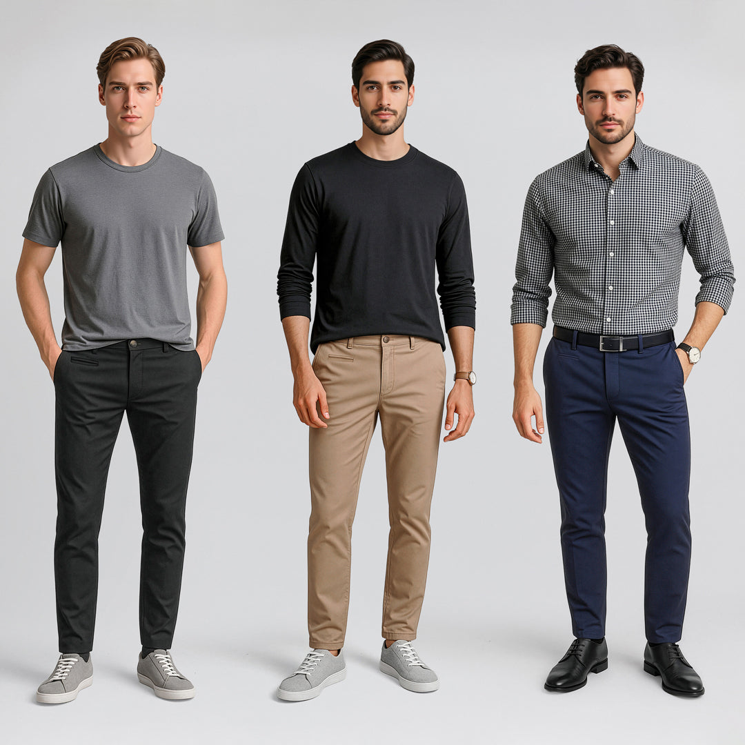 Biz Corporates The Traveller Tapered Leg Chino Pant | Mens Pants