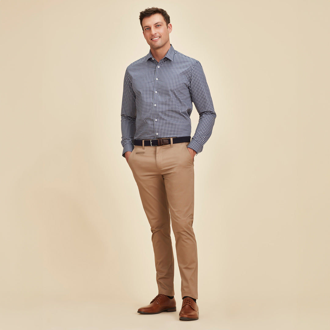 House of Uniforms The Traveller Tapered Leg Chino Pant | Mens Biz Corporates 