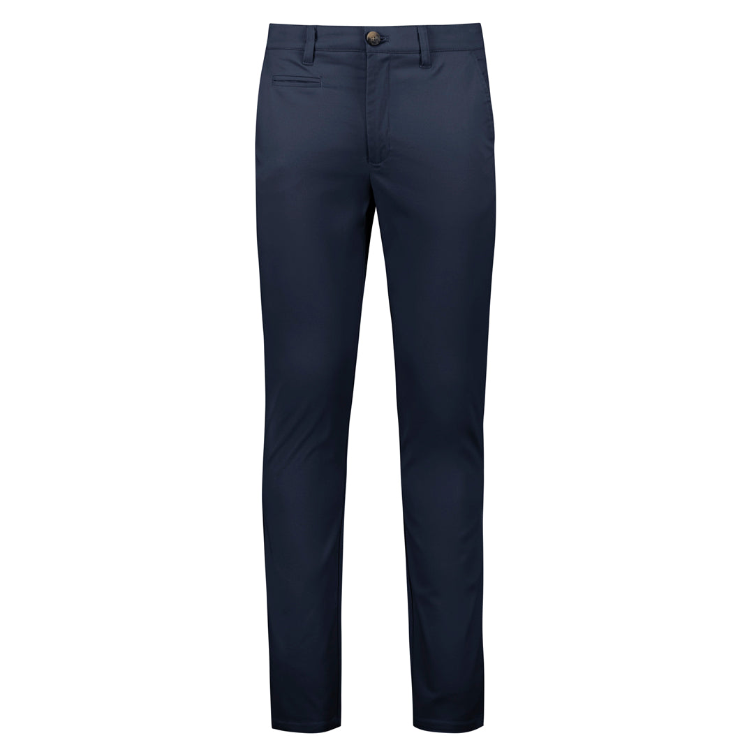 House of Uniforms The Traveller Modern Stretch Chino Pant | Mens Biz Corporates Navy
