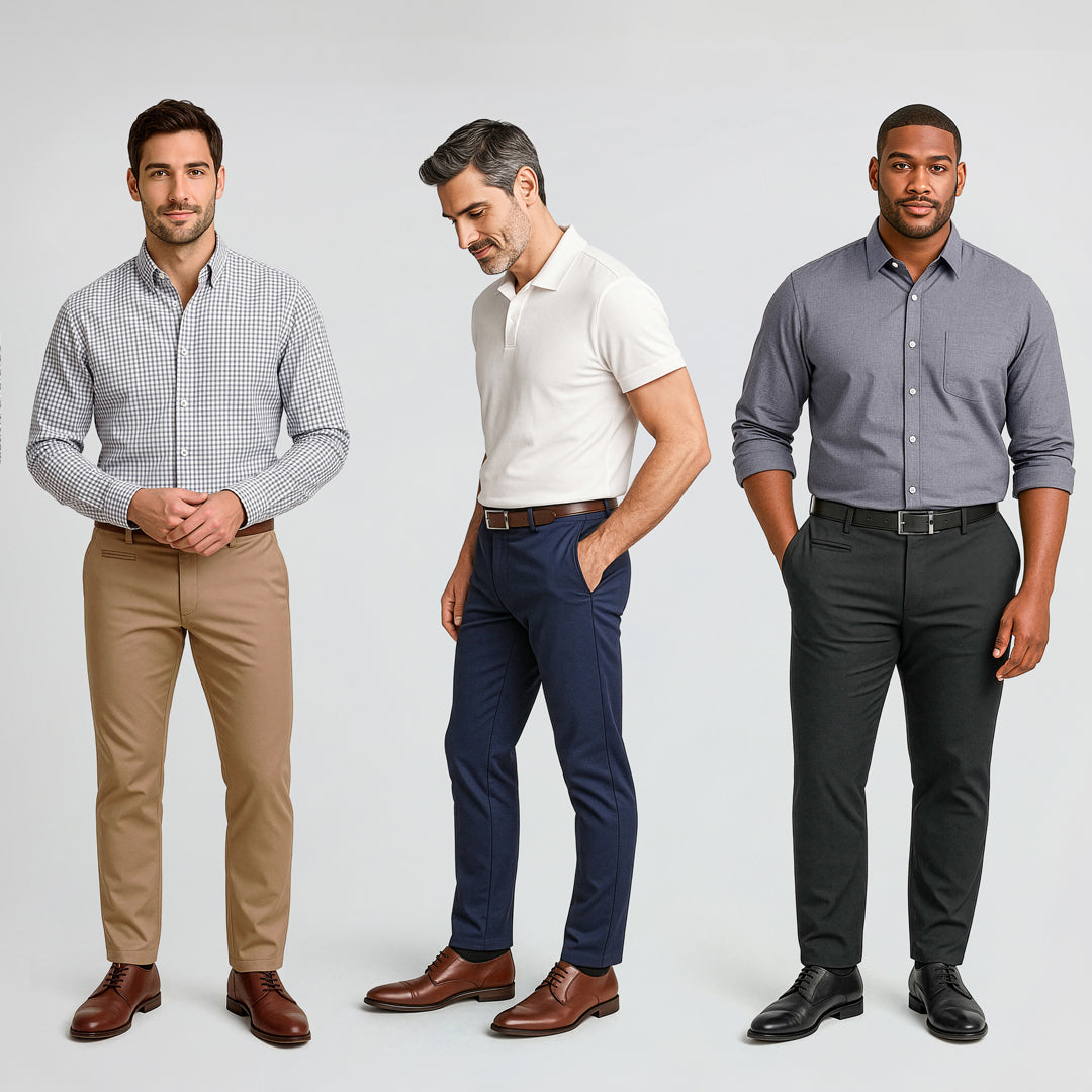 Biz Corporates The Traveller Modern Stretch Chino Pant | Mens Pants