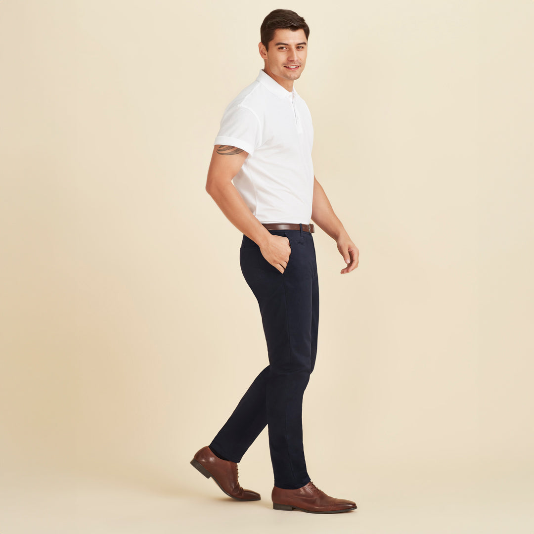 House of Uniforms The Traveller Modern Stretch Chino Pant | Mens Biz Corporates 