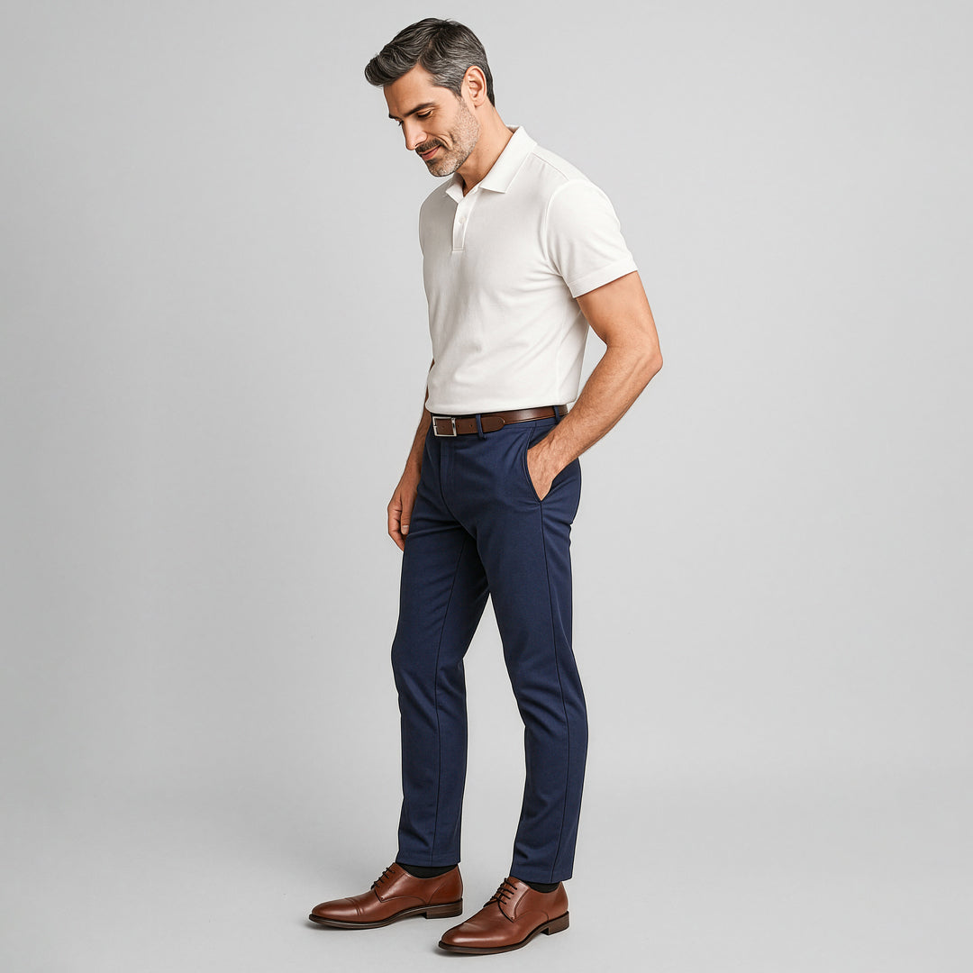 Biz Corporates The Traveller Modern Stretch Chino Pant | Mens Pants