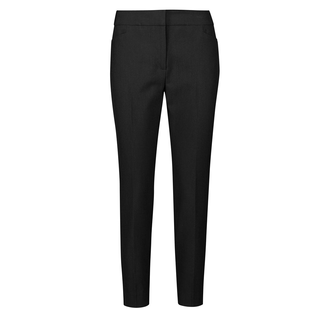 House of Uniforms The Siena 7/8 Slim Leg Pant | Ladies Biz Corporates Black