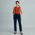 Biz Corporates The Cool Stretch Adjustable Tapered Leg Pant | Ladies Pants