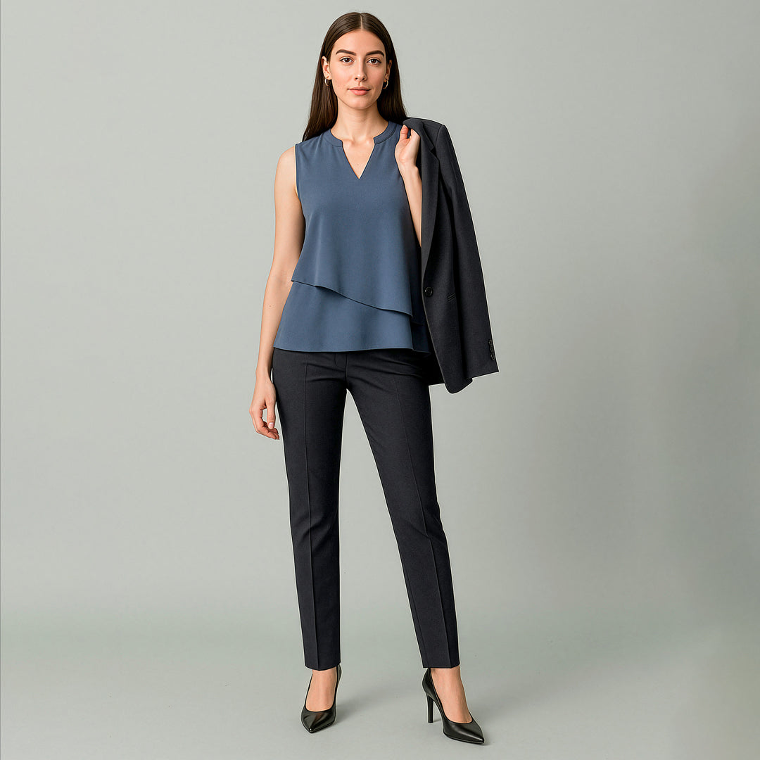 Biz Corporates The Renew Slim Leg Pant | Ladies Pants