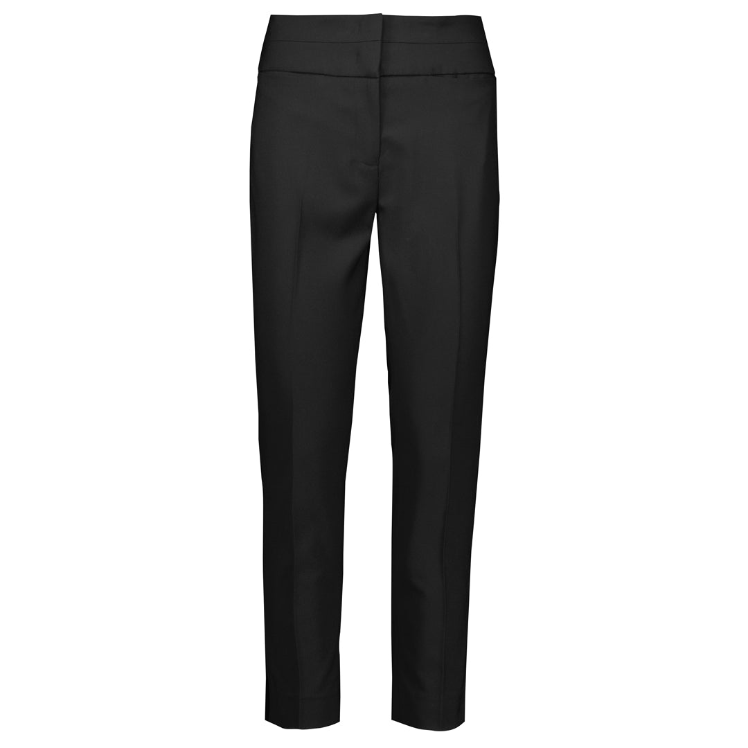 House of Uniforms The Renew 7/8 Slim Leg Pant | Ladies Biz Corporates Black