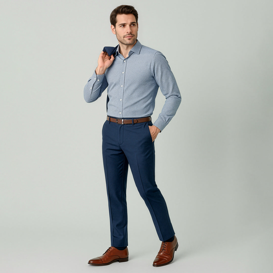 Biz Corporates The Renew Slim Fit Pant | Mens Pants