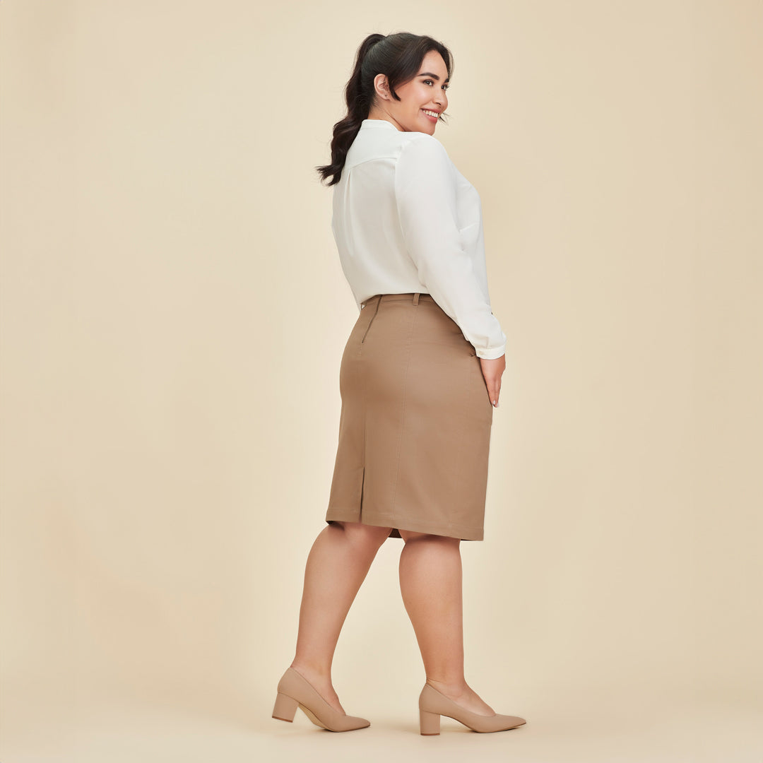 House of Uniforms The Traveller Chino Skirt | Ladies Biz Corporates 