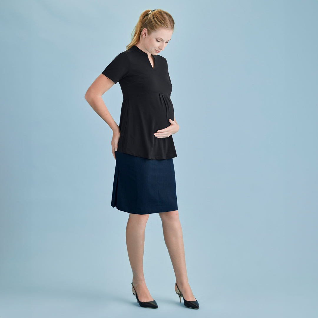 House of Uniforms The Cool Stretch Maternity Skirt Biz Corporates 