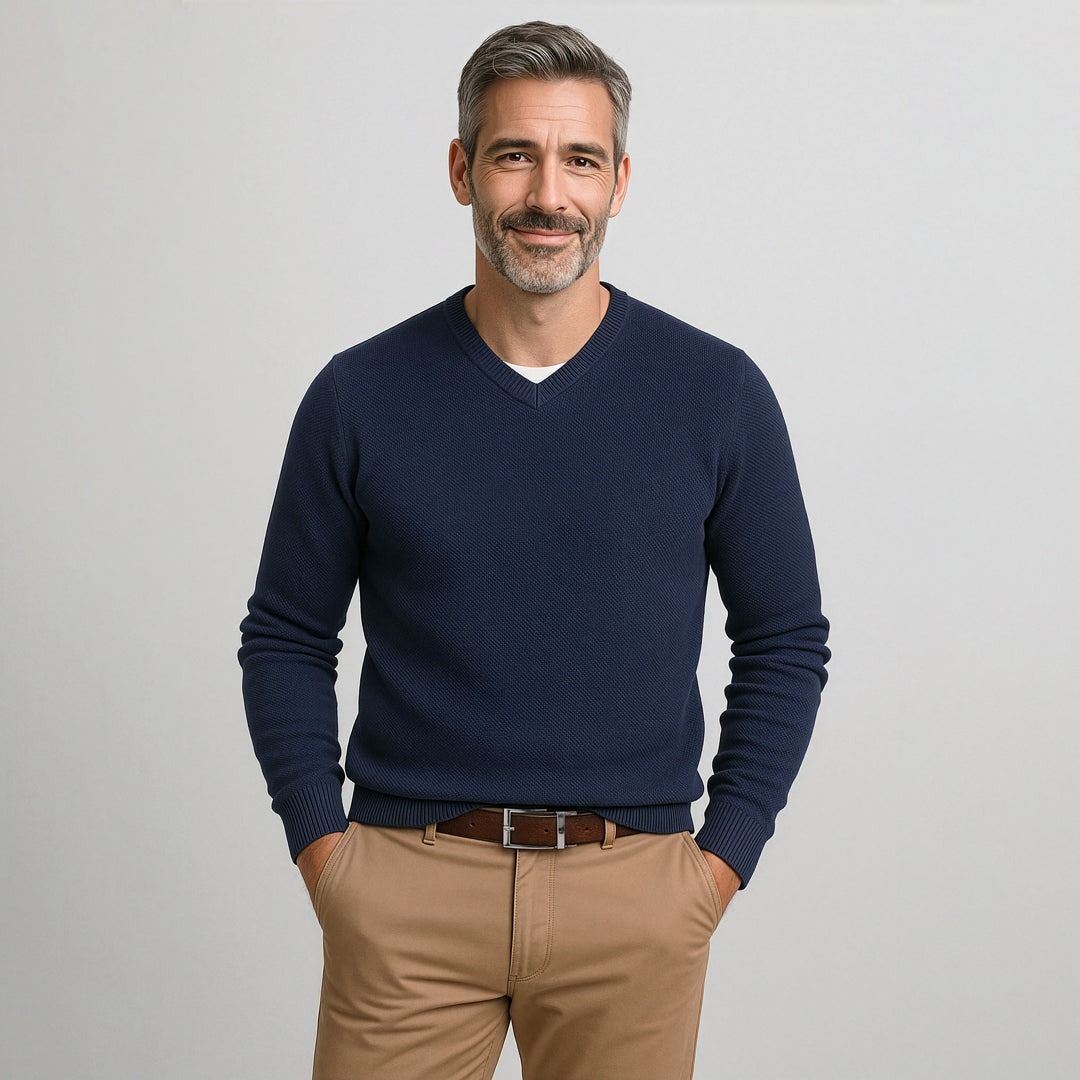 Biz Corporates The Osaka Pineapple Knit Jumper | Mens Outerwear