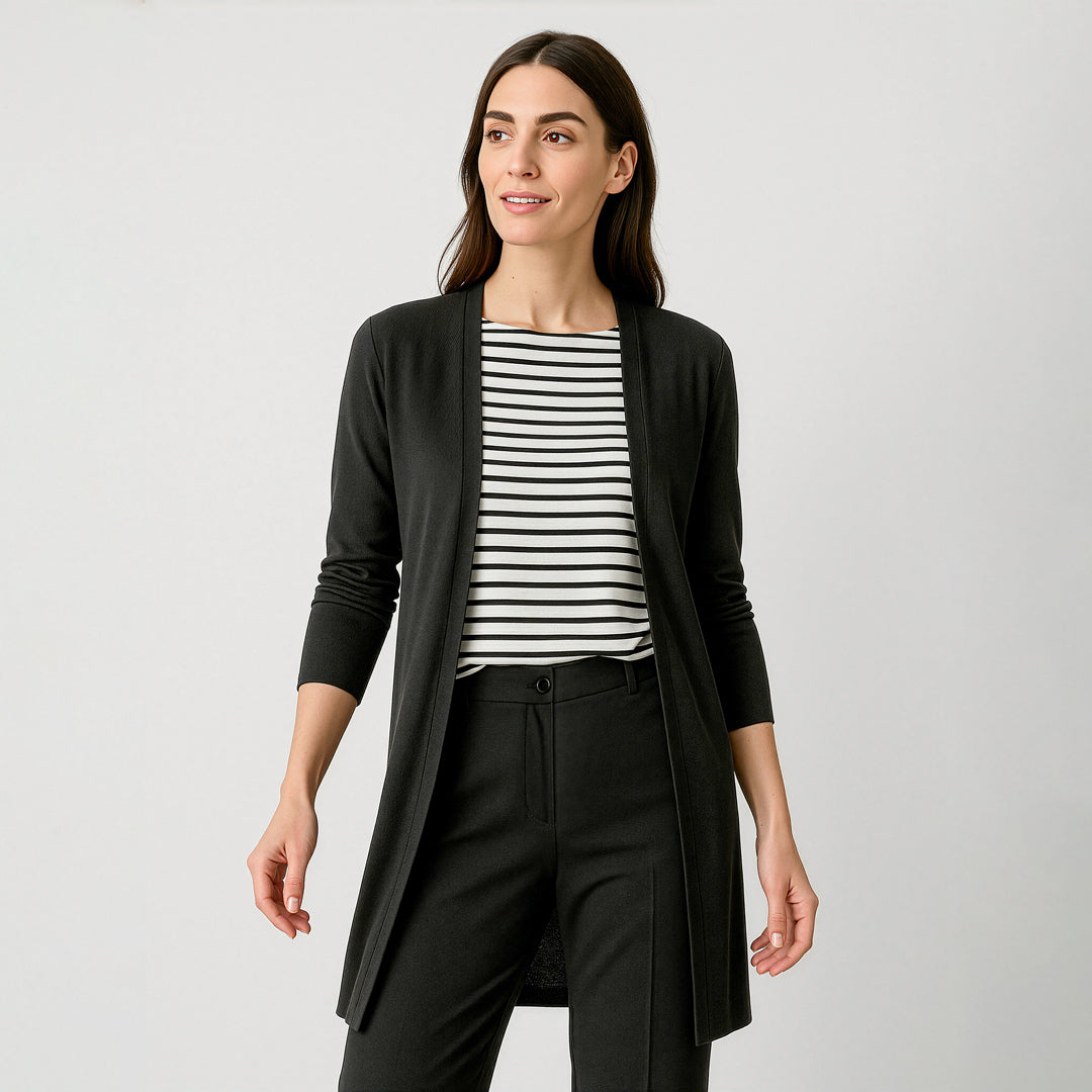 Biz Corporates The Chelsea Cardigan | Ladies | Longline Shirts & Tops