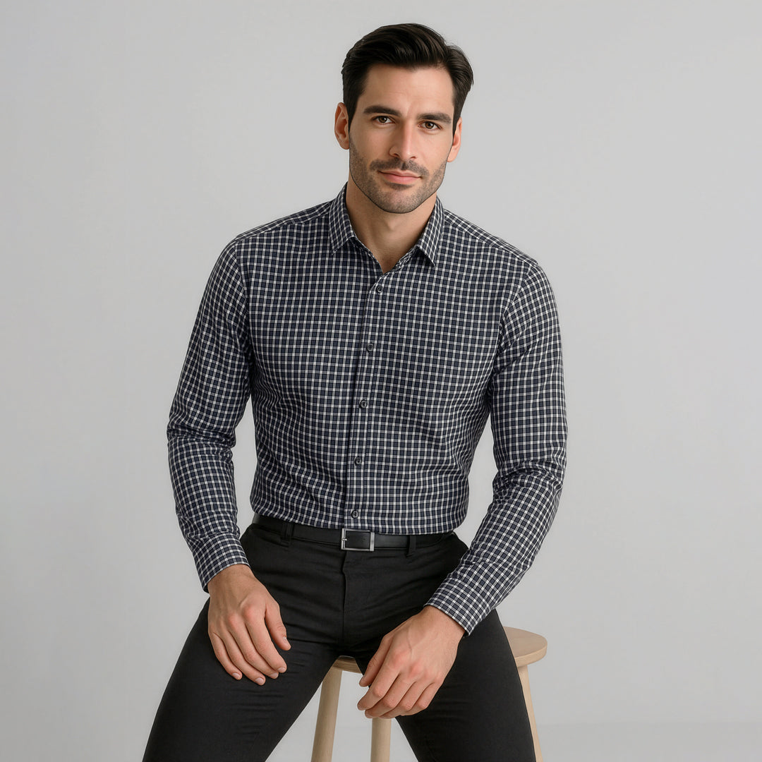 Biz Corporates The Noah Shirt | Classic Fit | Mens | Long Sleeve Shirts & Tops