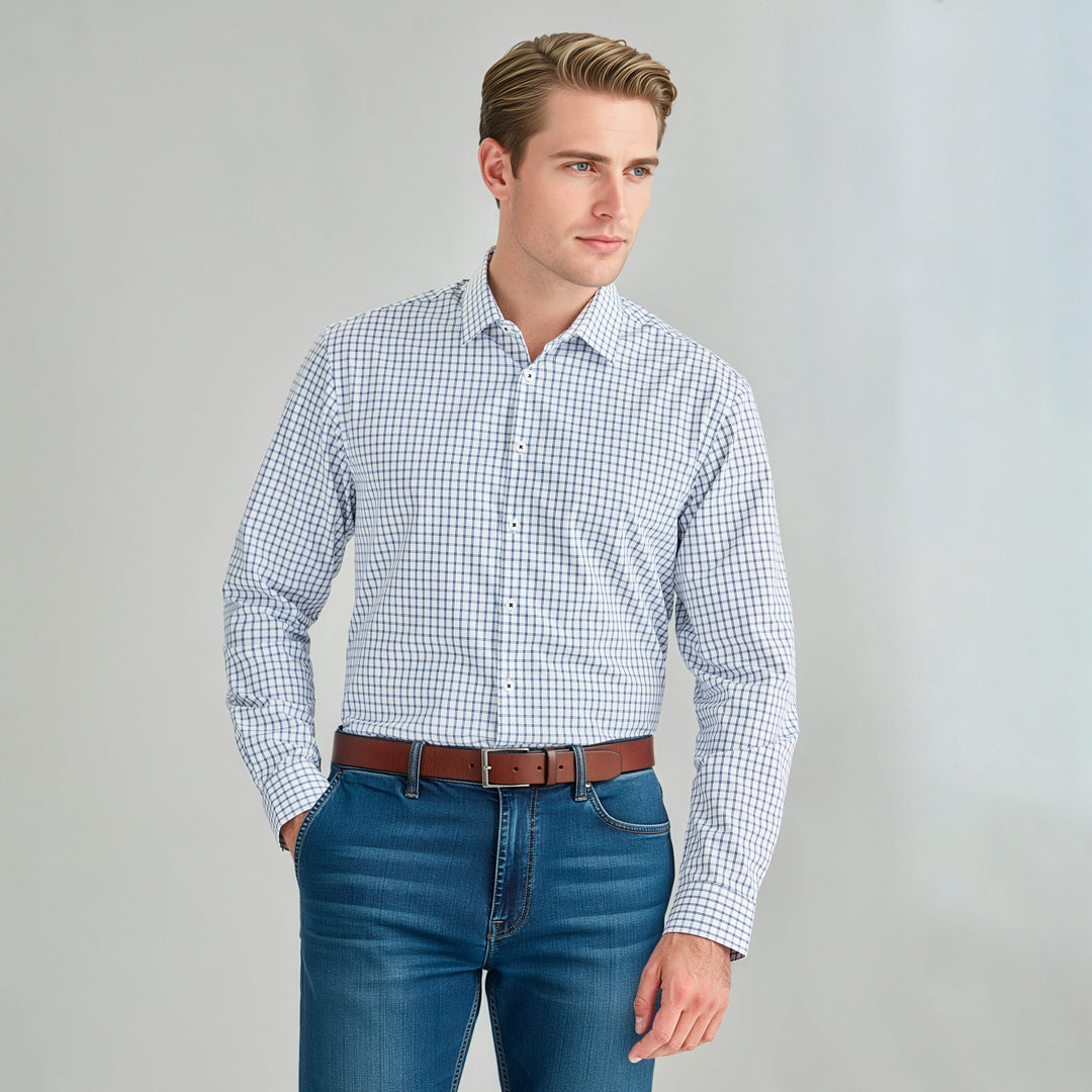 Biz Corporates The Noah Shirt | Classic Fit | Mens | Long Sleeve Shirts & Tops