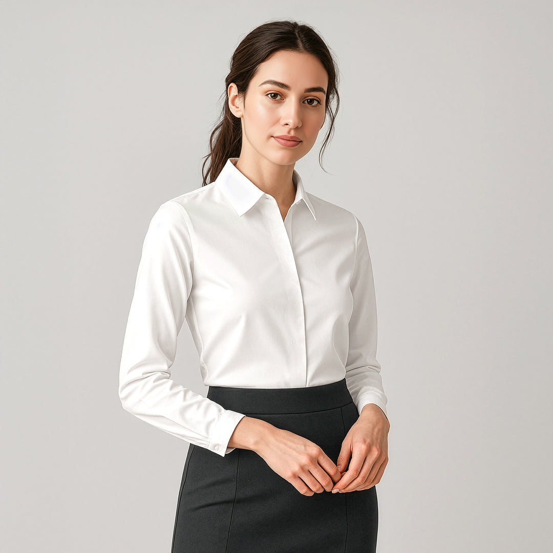 Biz Corporates The Charlie Shirt | Ladies | Long Sleeve Shirts & Tops