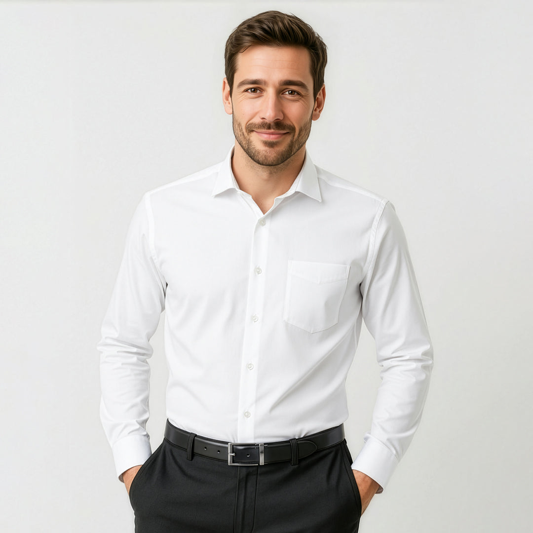 Biz Corporates The Charlie Shirt | Classic Fit | Mens | Long Sleeve Shirts & Tops