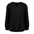 House of Uniforms The Ruche Tunic | Ladies | Long Sleeve Biz Corporates Black