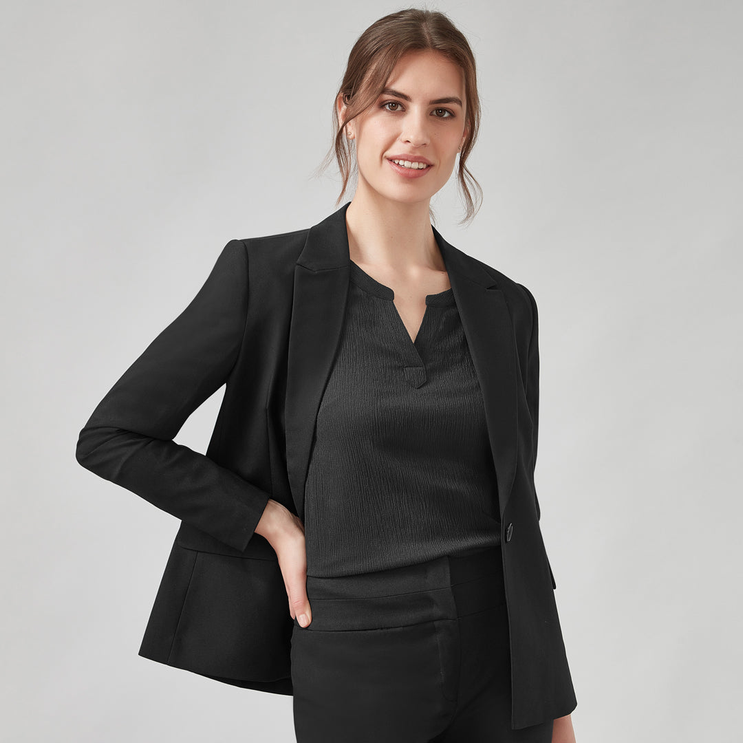 House of Uniforms The Ruche Tunic | Ladies | Long Sleeve Biz Corporates