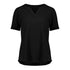 House of Uniforms The Ruche Tunic | Ladies | Short Sleeve Biz Corporates Black