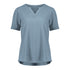 House of Uniforms The Ruche Tunic | Ladies | Short Sleeve Biz Corporates Powder
