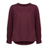 Biz Corporates The Evelyn Keyhole Blouse | Long Sleeve Wine Shirts & Tops