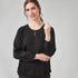 House of Uniforms The Evelyn Keyhole Blouse | Long Sleeve Biz Corporates