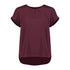 Biz Corporates The Evelyn Keyhole Top | Short Sleeve Wine Shirts & Tops