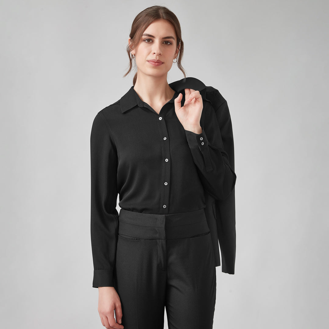 House of Uniforms The Evelyn Shirt | Ladies | Long Sleeve Biz Corporates
