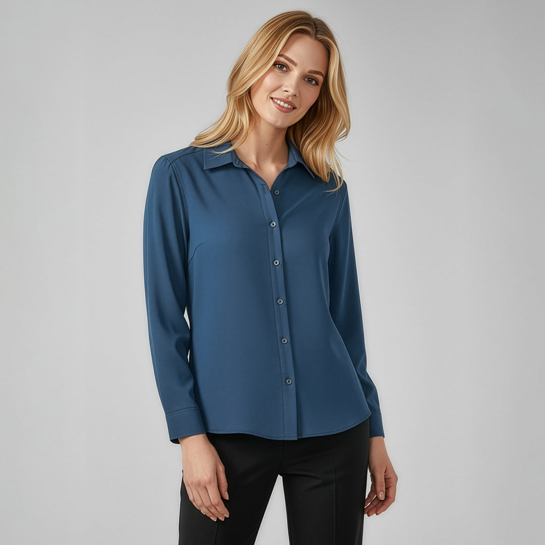Biz Corporates The Evelyn Shirt | Ladies | Long Sleeve Shirts & Tops