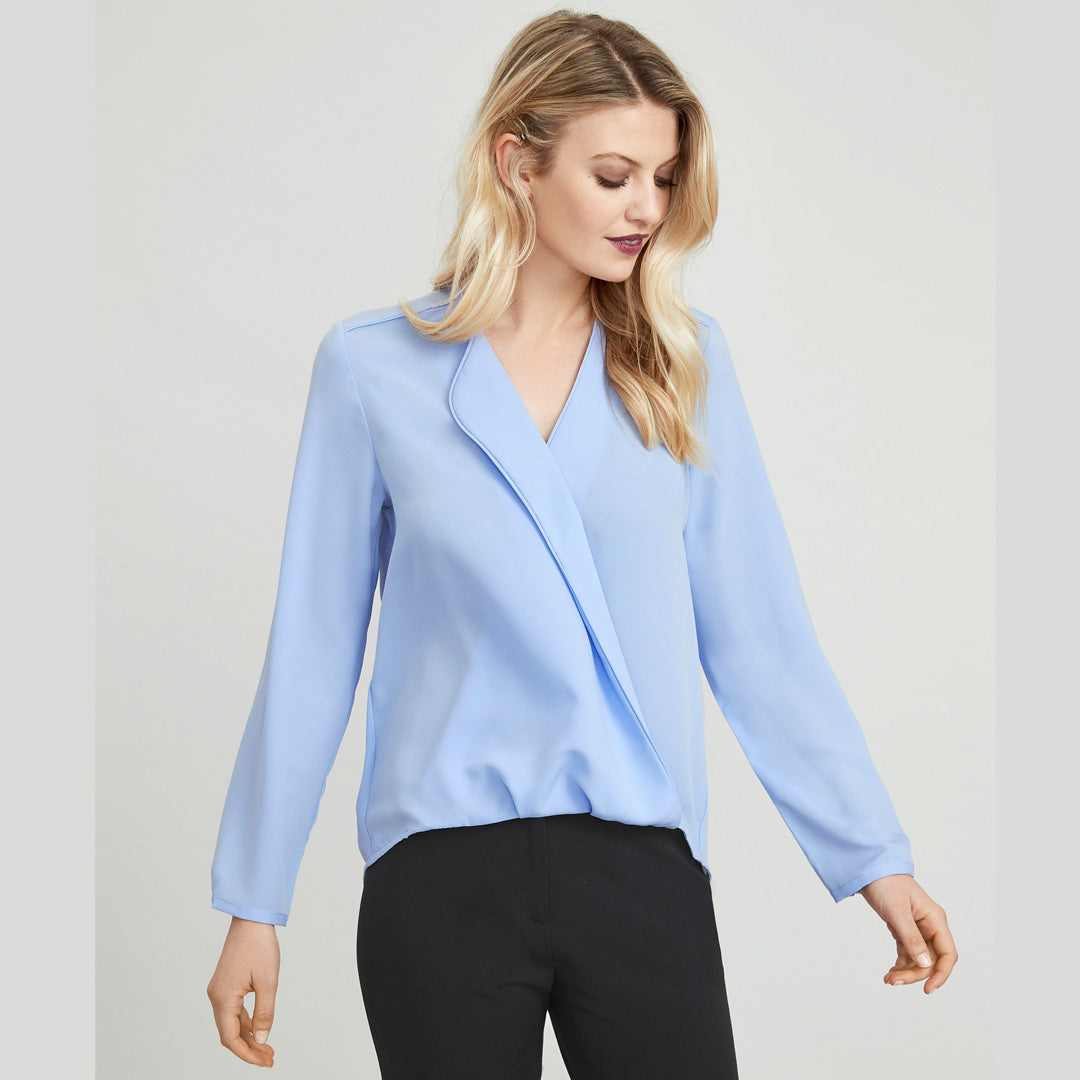 House of Uniforms The Lily Hi-Lo Blouse | Ladies | Clearance Biz Collection 