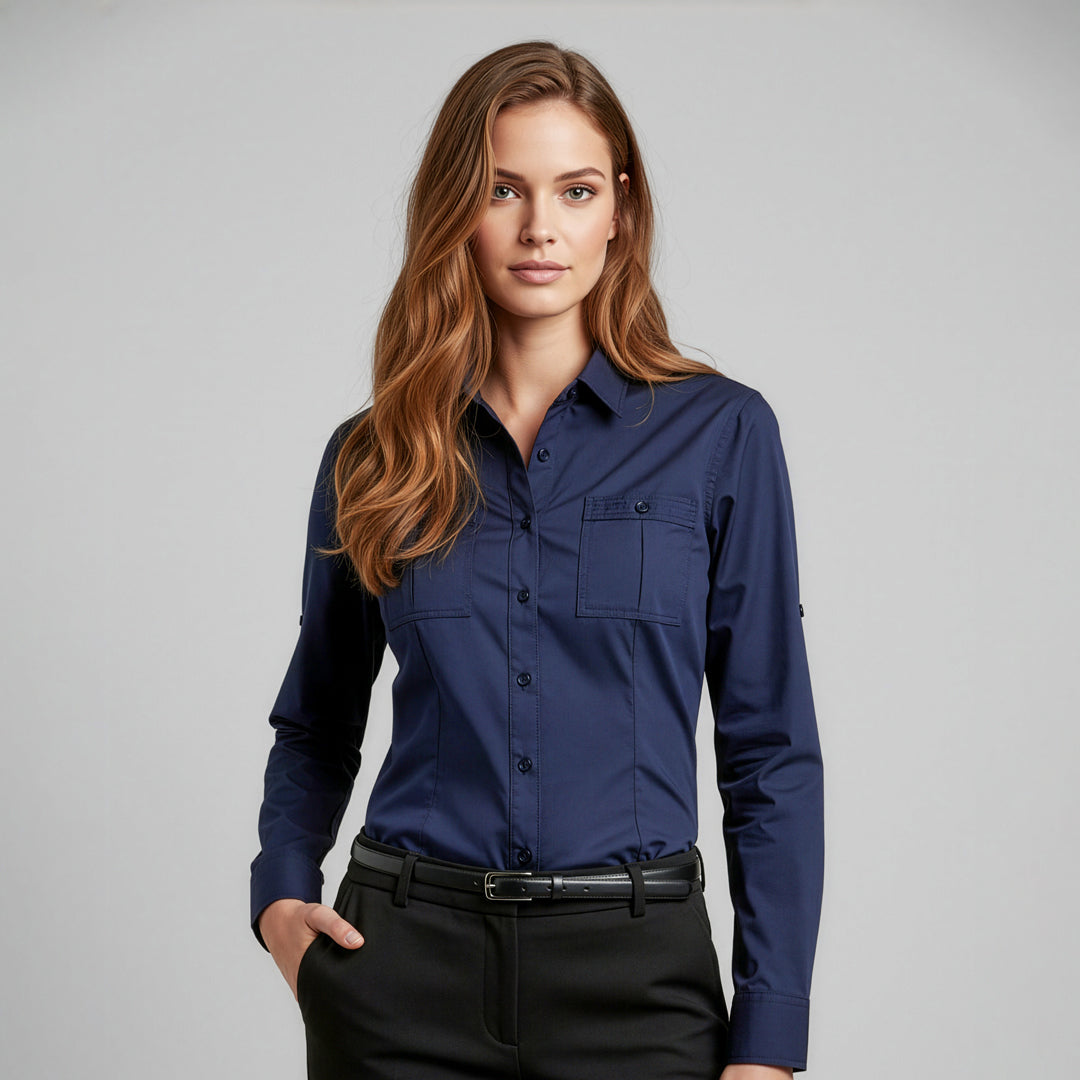 Biz Collection The Bondi Shirt | Ladies | Long Sleeve Shirts & Tops