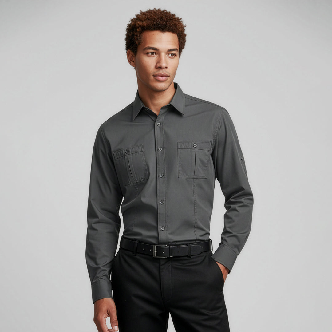 Biz Collection The Bondi Shirt | Mens | Long Sleeve Shirts & Tops