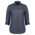 House of Uniforms The Mason Shirt | 3/4 Sleeve | Ladies Biz Collection Slate