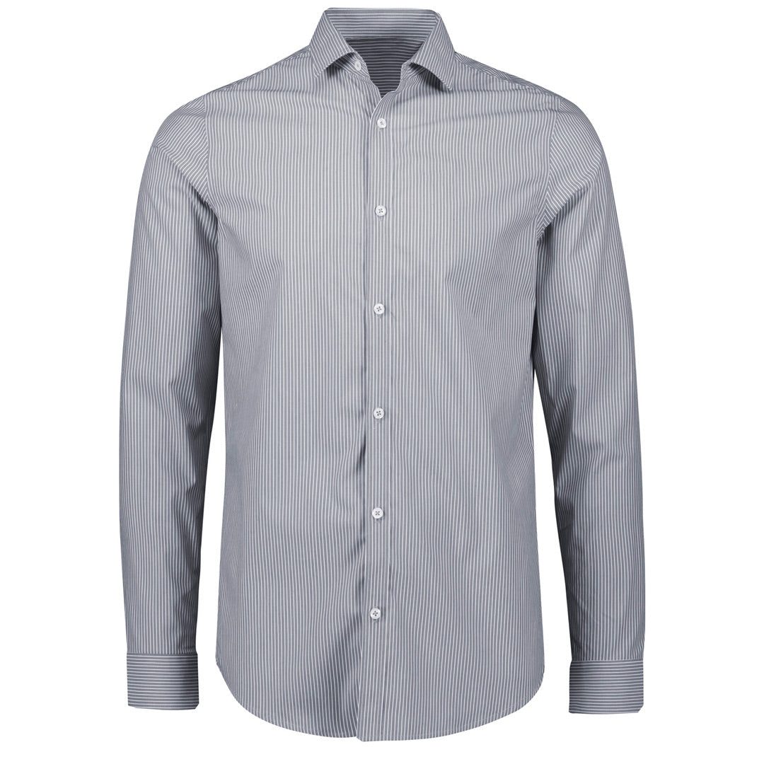 House of Uniforms The Conran Shirt | Tailored | Mens Biz Collection Slate