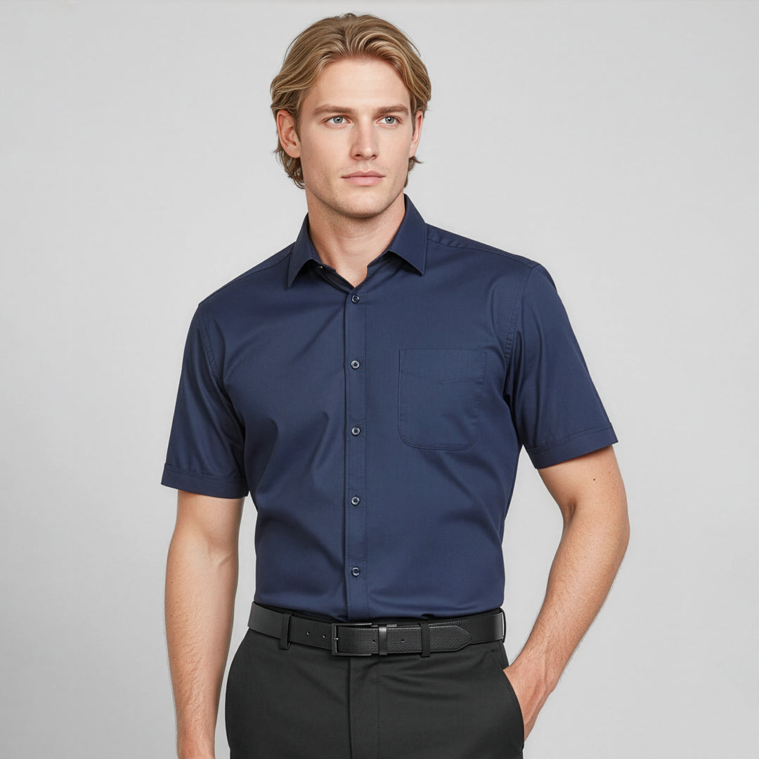 Biz Collection The Monaco Shirt | Mens | Short Sleeve Shirts & Tops