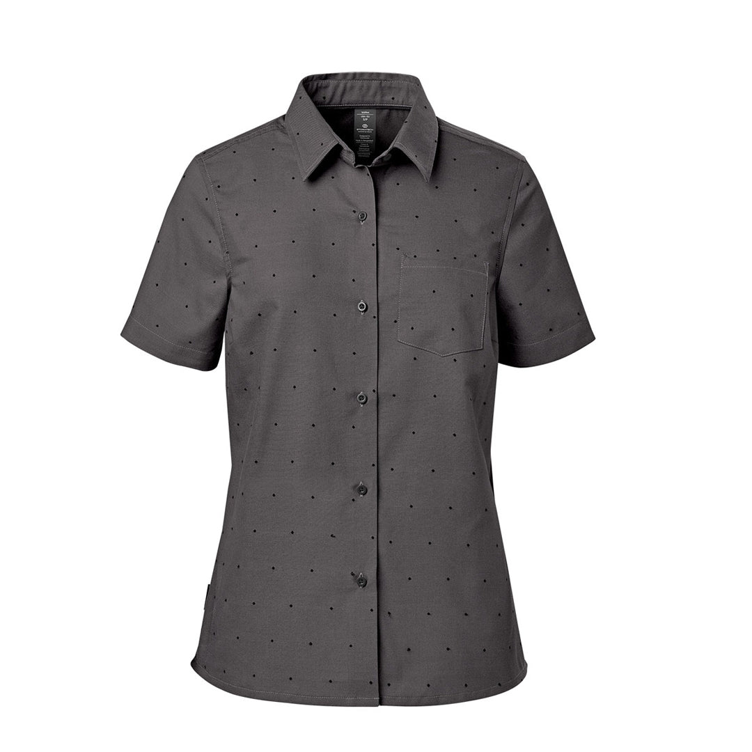 House of Uniforms The Molokai Shirt | Ladies | Short Sleeve Stormtech Carbon1